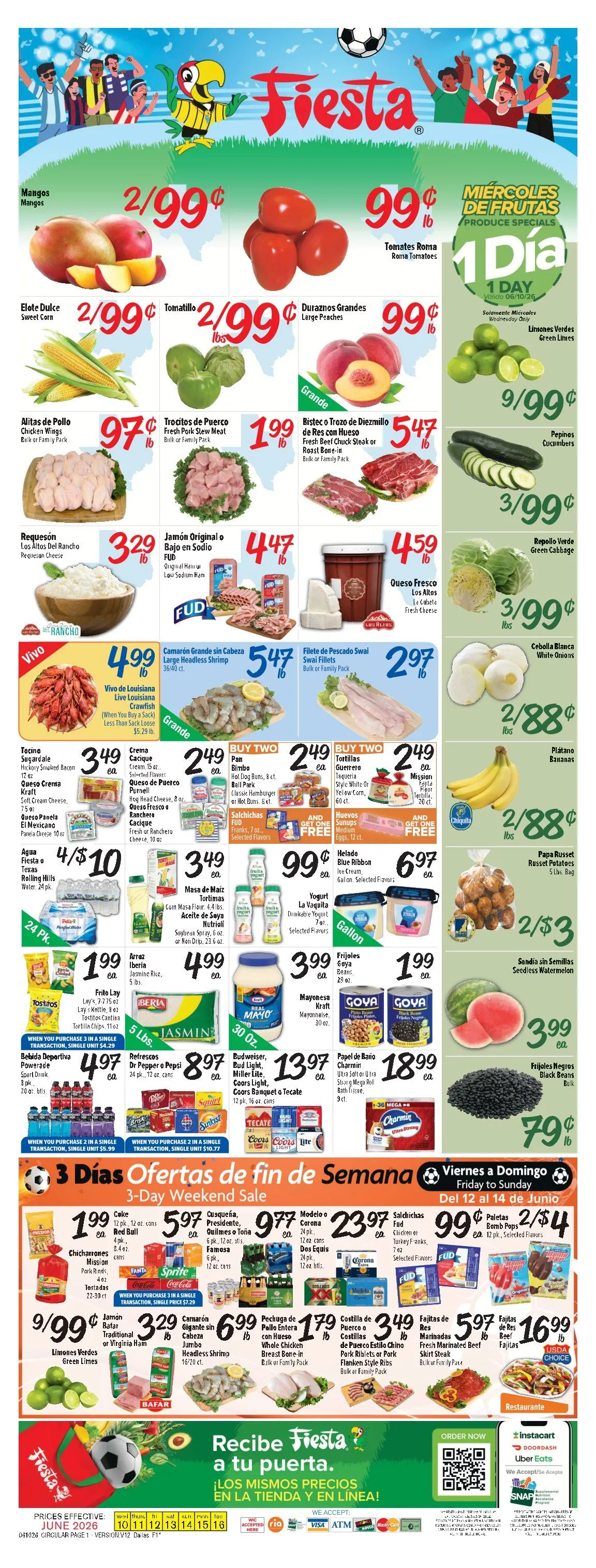 Weekly ad Fiesta Mart Sales from June 10 to June 16 2026 - Page