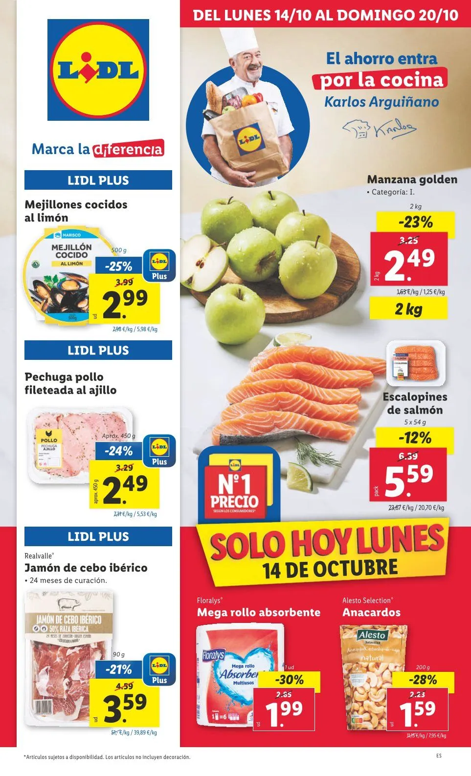 Catálogo de Lidl Ofertas 14 de octubre al 20 de octubre 2024 - Página 1
