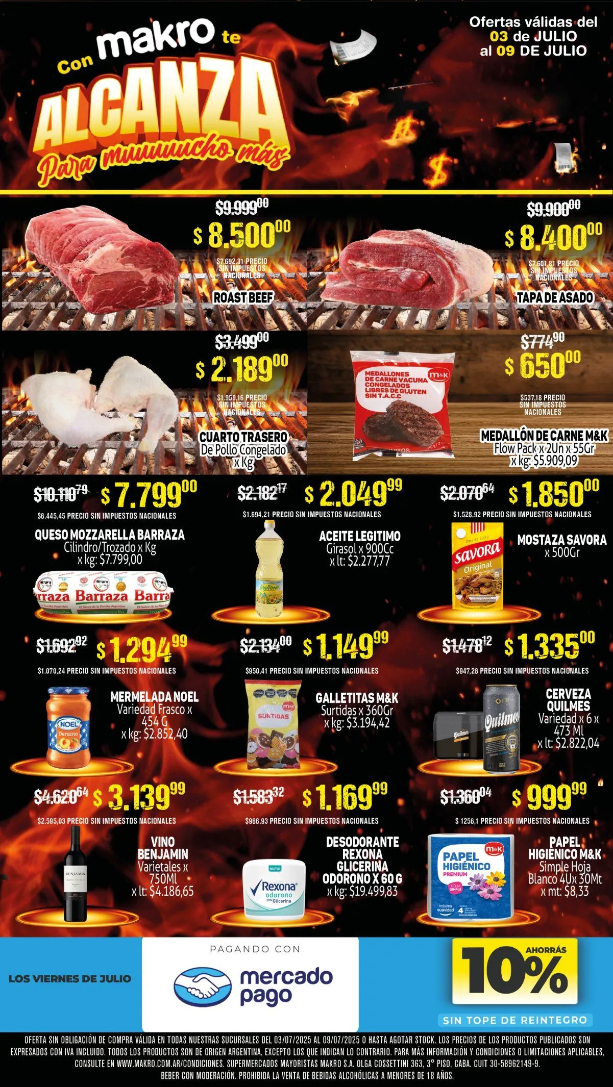 Ofertas de Ofertas Makro Sales 3 de julio al 9 de julio 2025 - Página 1 del catálogo