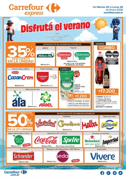 Ofertas de  Carrefour Express Ofertas 20 de noviembre al 26 de enero 2026 - Página  del catálogo
