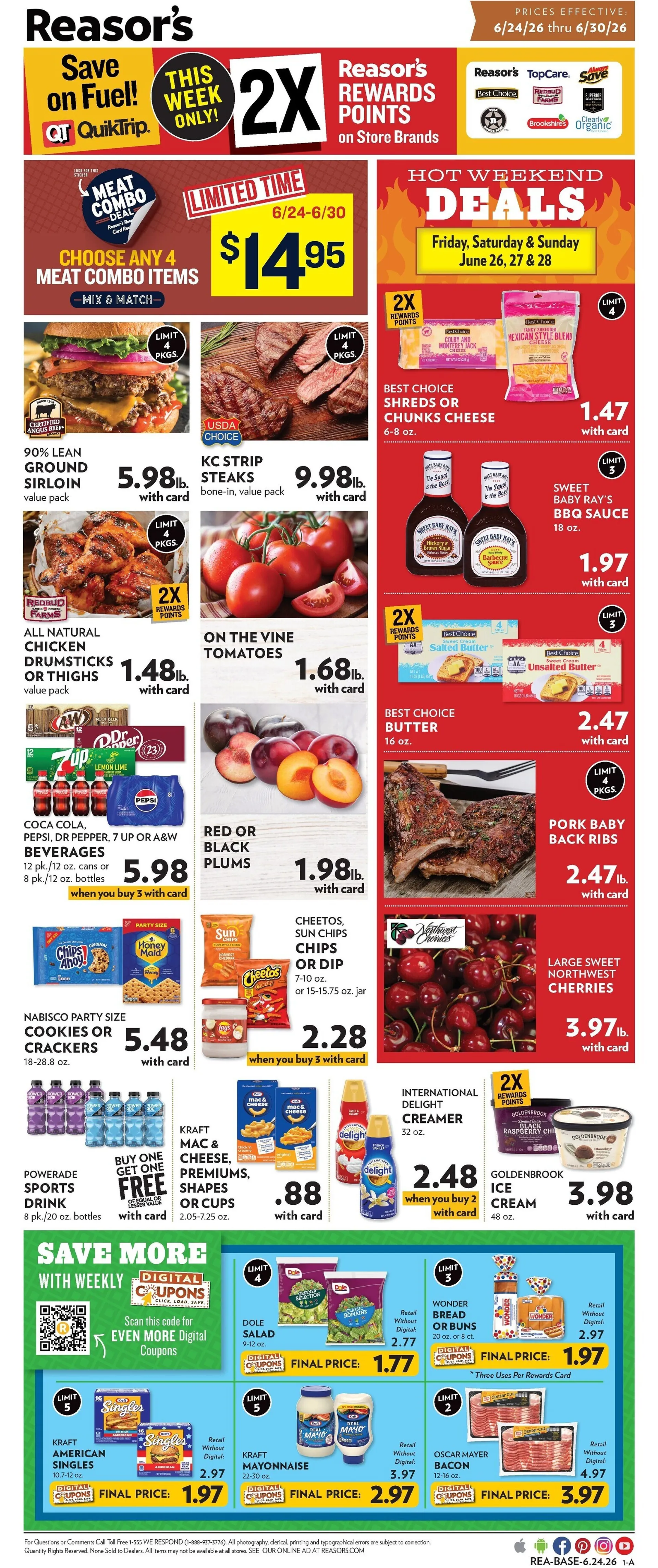 Weekly ad Reasor's Sales from June 24 to June 30 2026 - Page