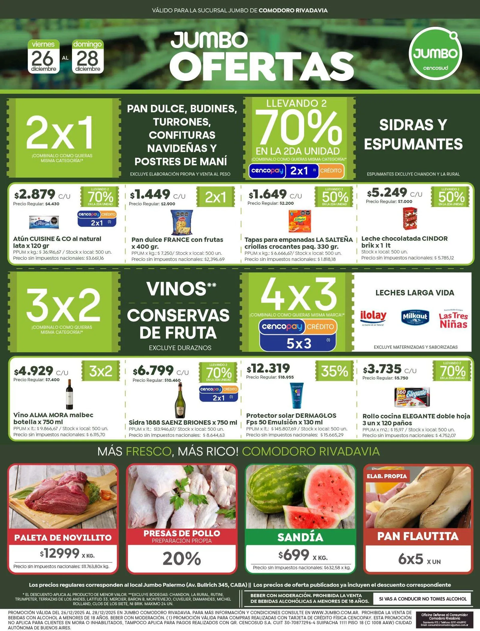 Ofertas de Jumbo Ofertas 26 de diciembre al 28 de diciembre 2025 - Página 1 del catálogo