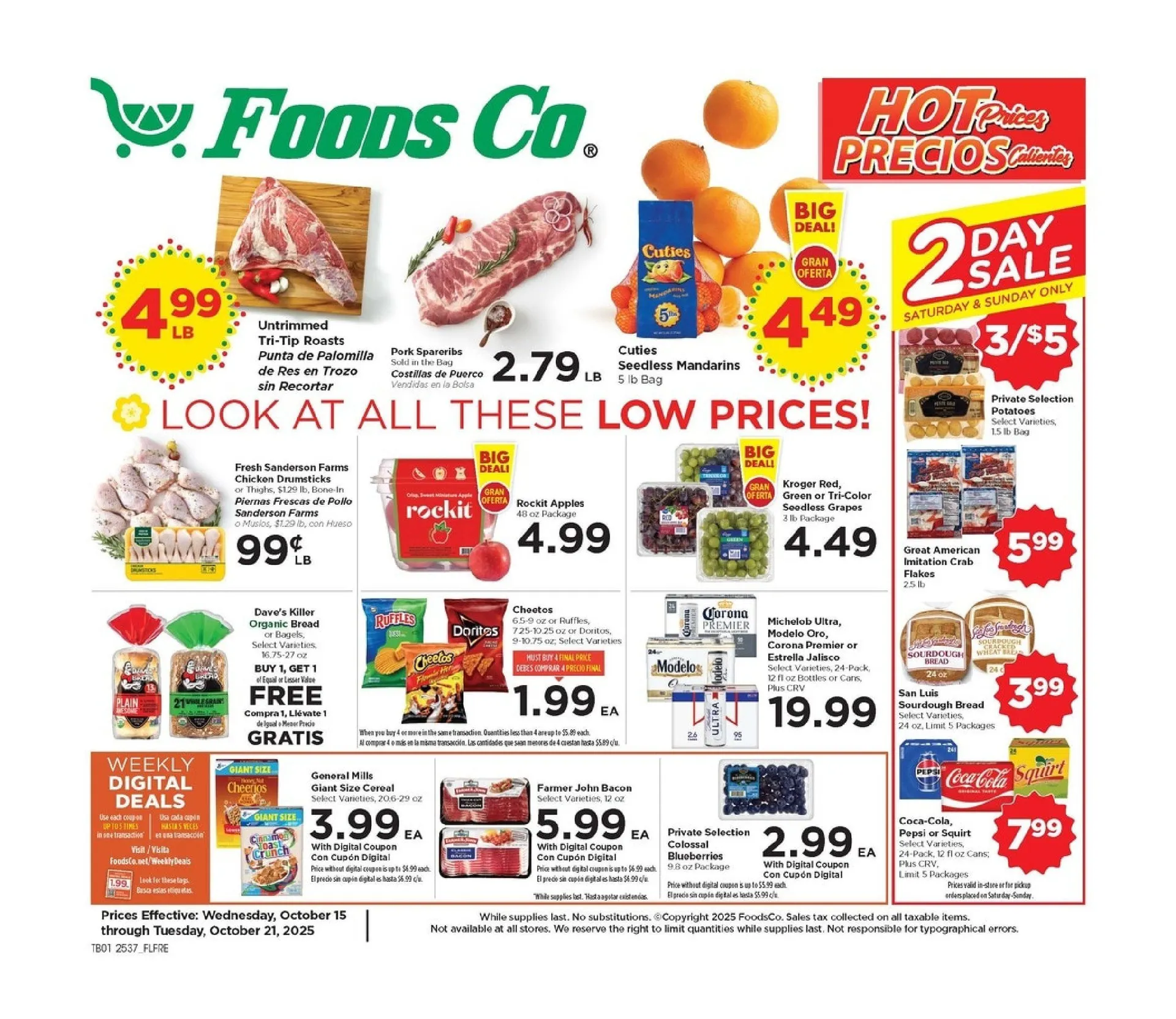 Weekly ad Foods Co. Sales from October 15 to October 21 2025 - Page