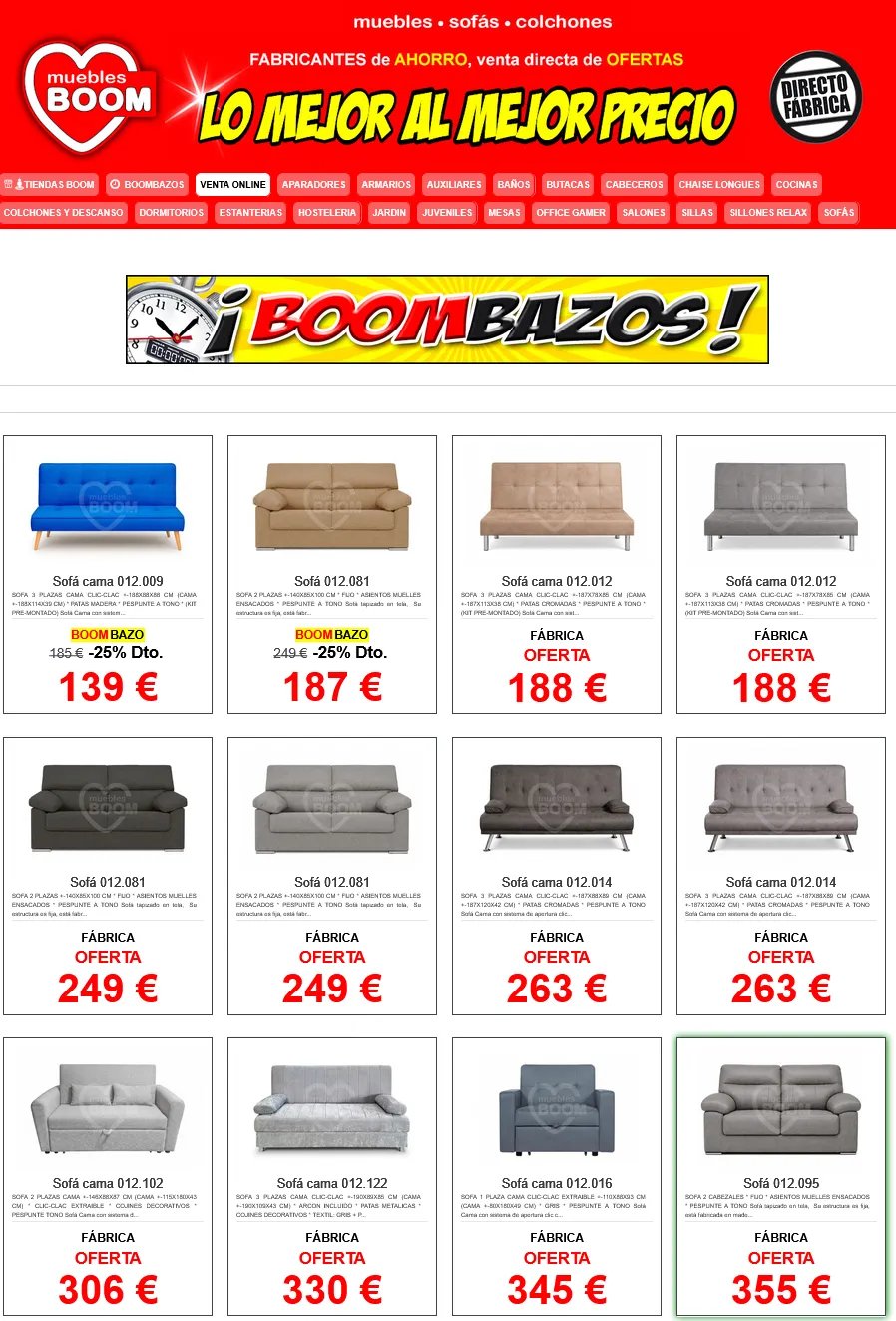 Catálogo de Muebles BOOM Ofertas 25 de junio al 30 de junio 2026 - Página 1