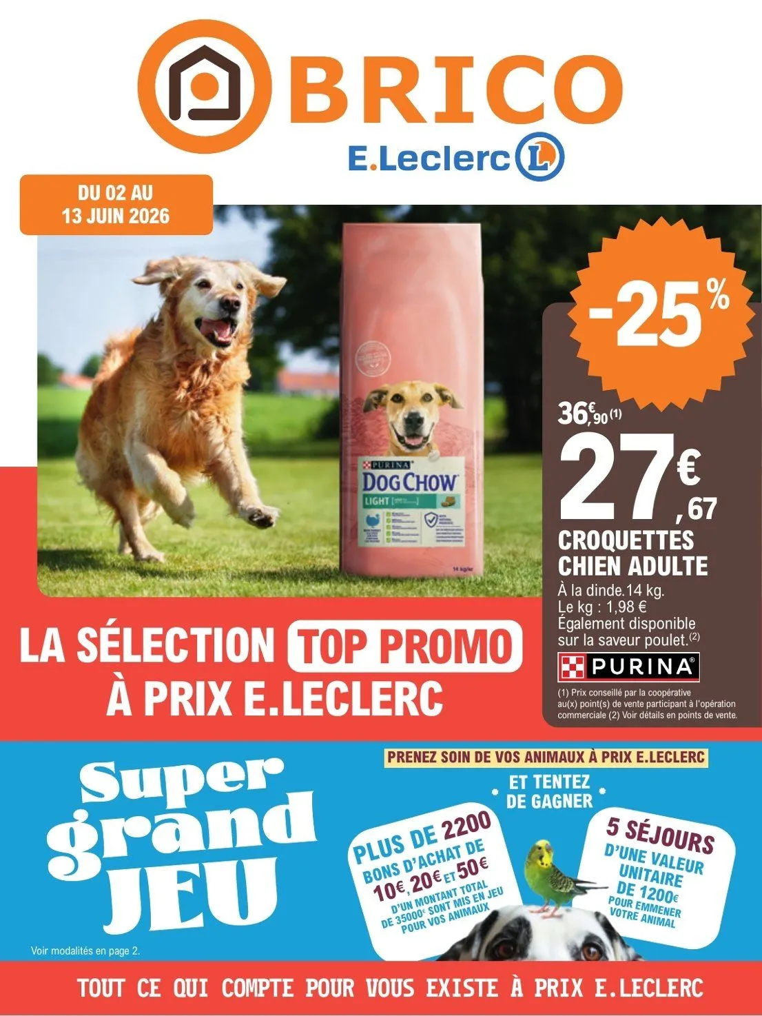 E.Leclerc Brico du 2 juin au 13 juin 2026 - Catalogue page 1