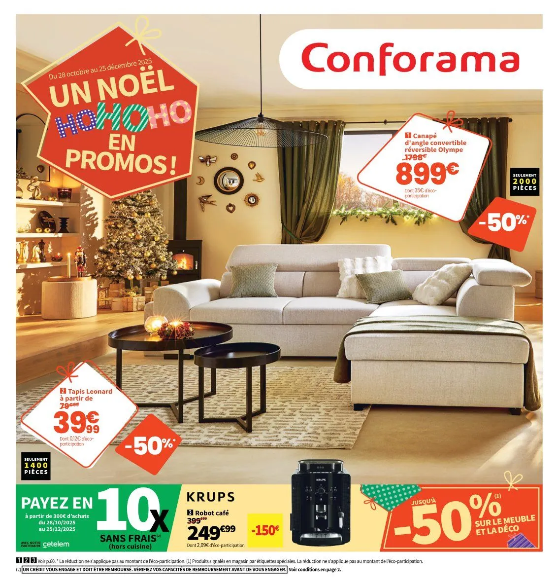 Catalogues Conforama - 28 octobre 25 décembre 2025
