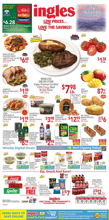 Weekly ad Ingles Sales from January 21 to January 27 2026 - Page 1