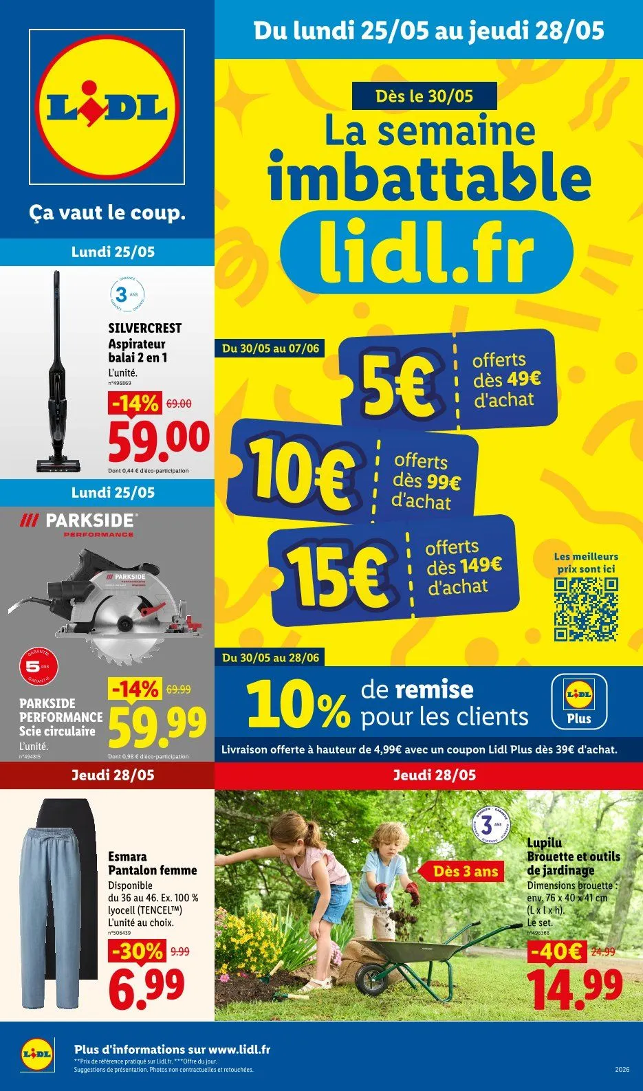 Catalogues Lidl du 25 mai au 28 mai 2026 - Catalogue page