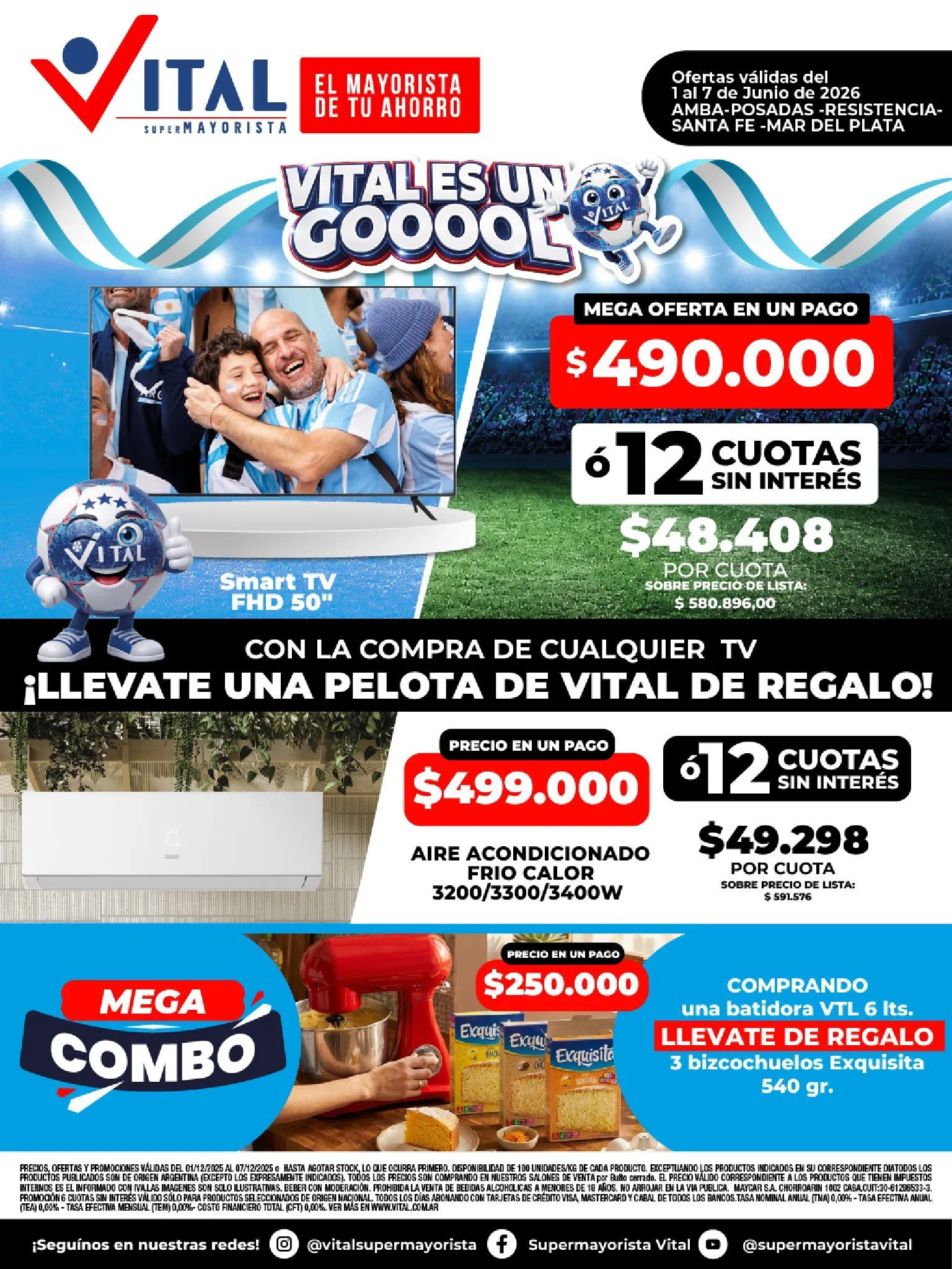 Ofertas de Vital Ofertas 1 de junio al 7 de junio 2026 - Página 1 del catálogo