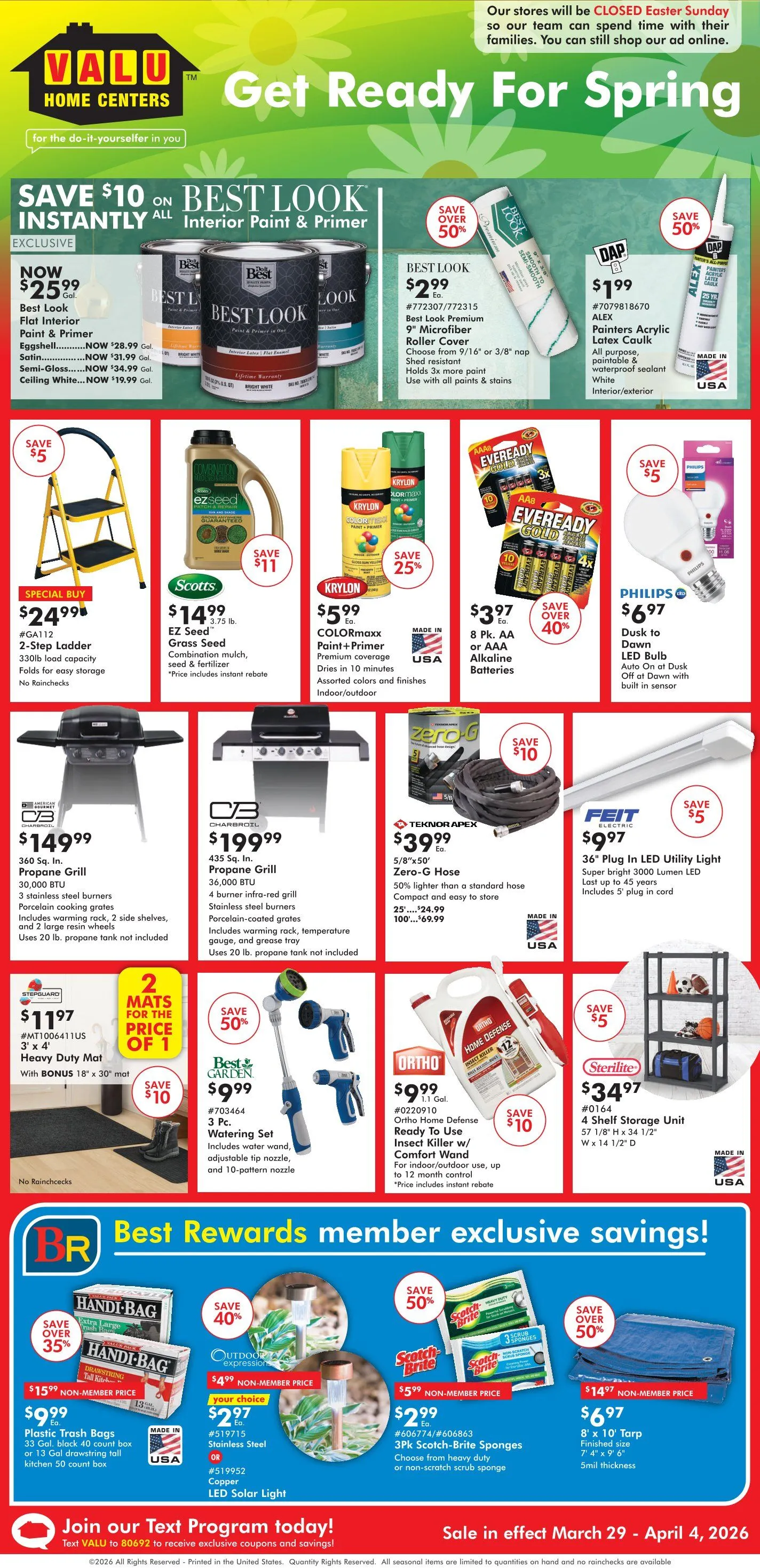 Weekly ad Valu Home Centers Sales from March 29 to April 4 2026 - Page
