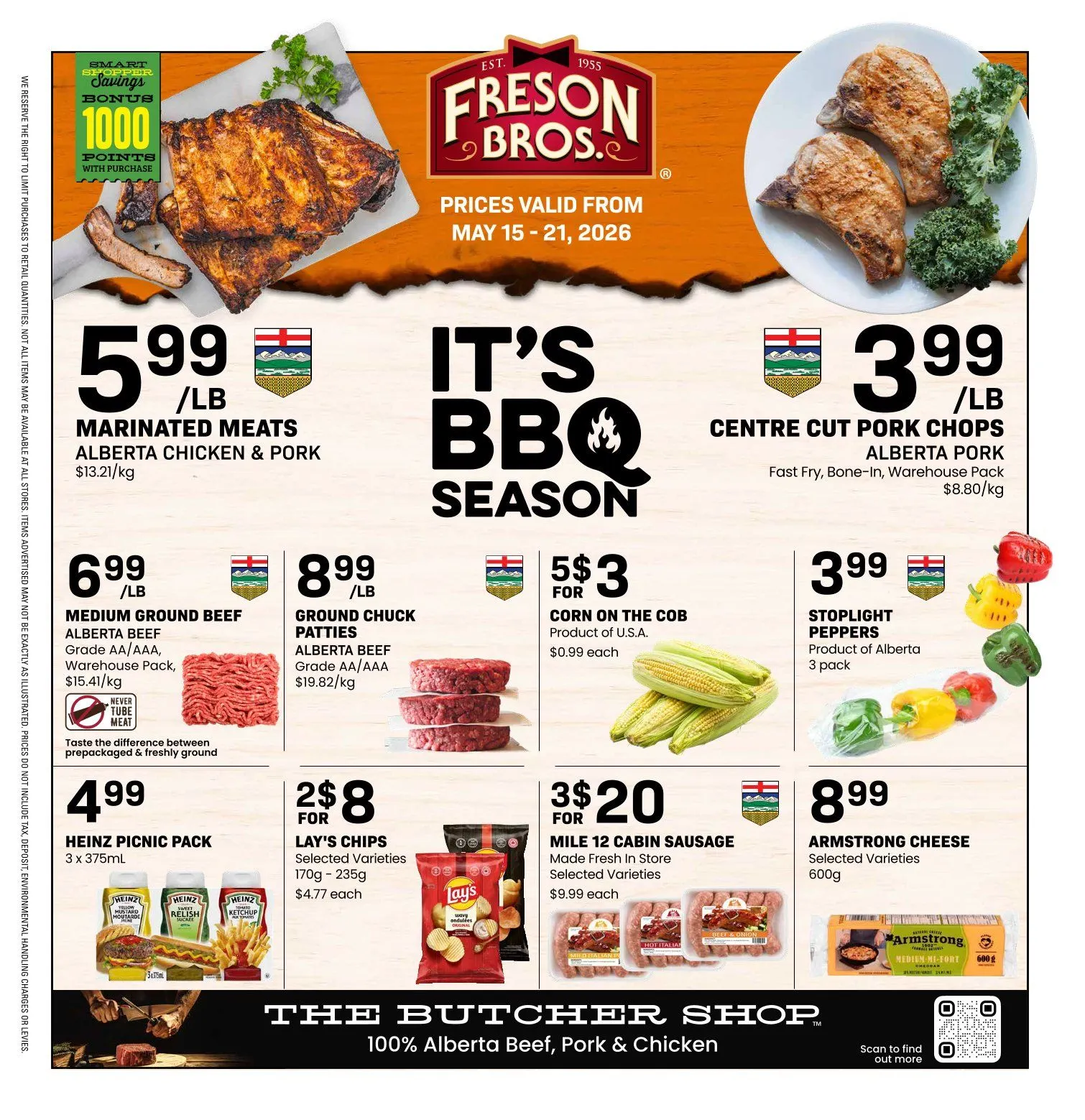  Freson Bros Sales from May 15 to May 21 2026 - flyer page 1