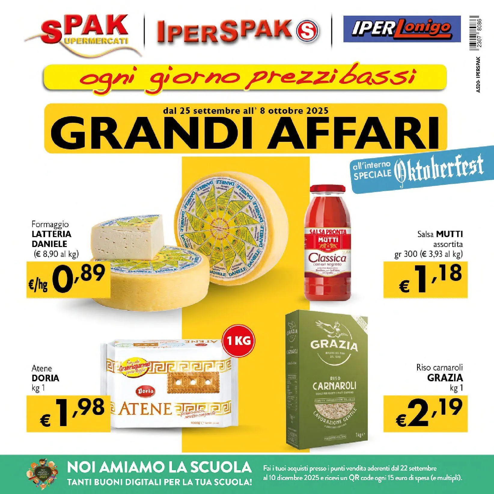 Volantini Spak Supermercati da 25 settembre a 8 ottobre di 2025 - Pagina del volantino 1