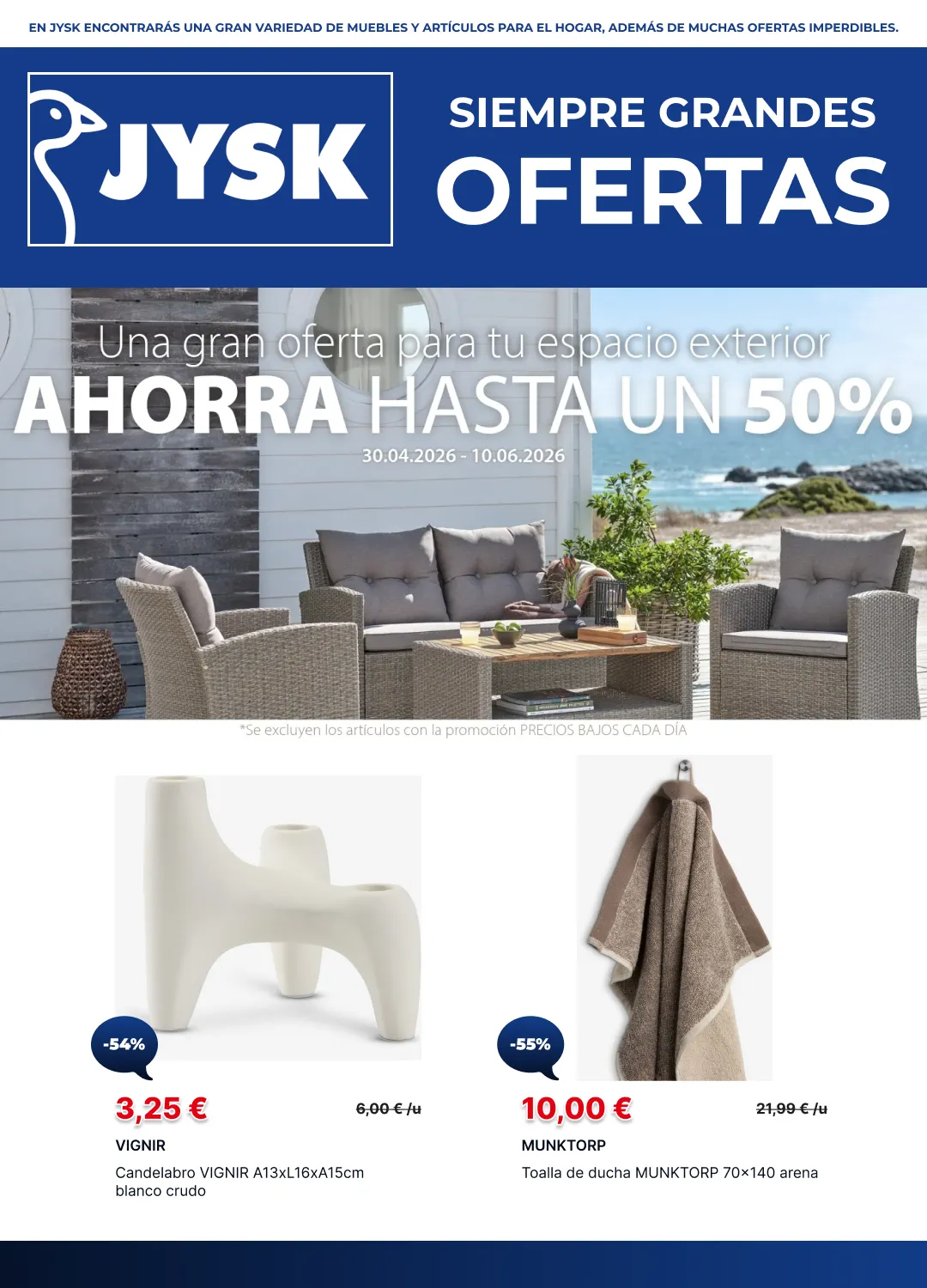Catálogo de JYSK Ofertas 7 de mayo al 21 de mayo 2026 - Página 1