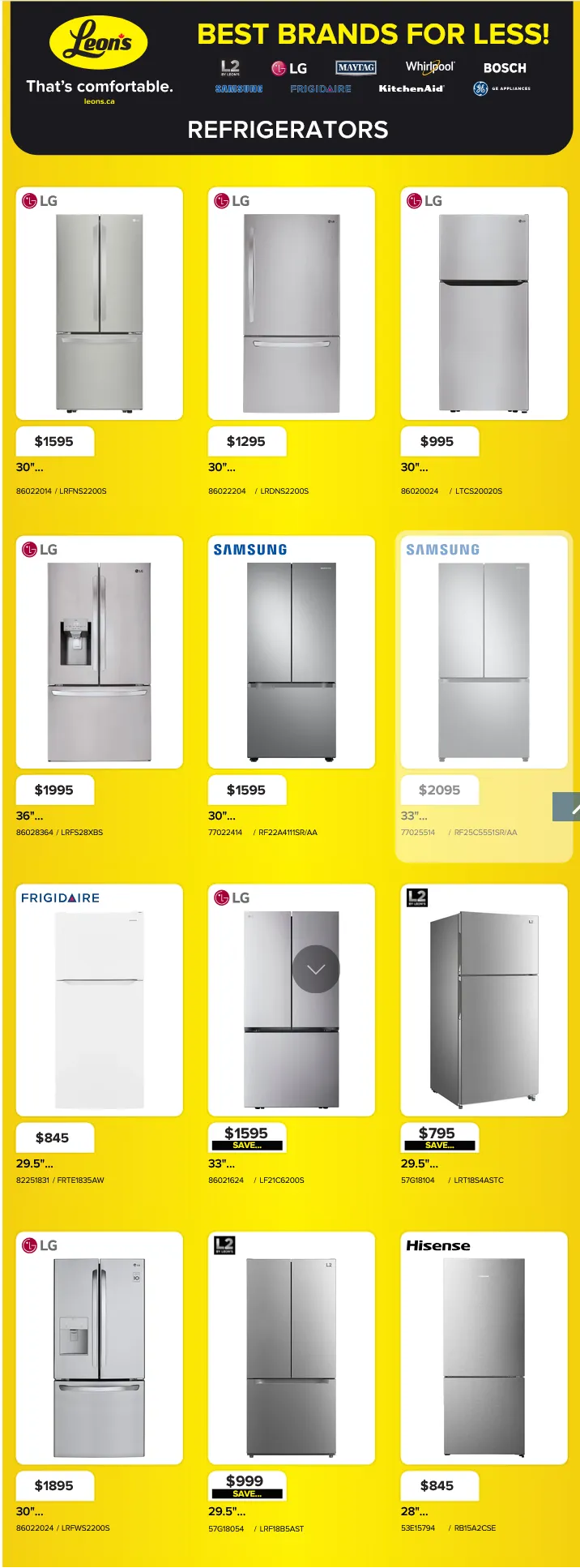 Leon's Sales from April 16 to April 22 2026 - flyer page 1