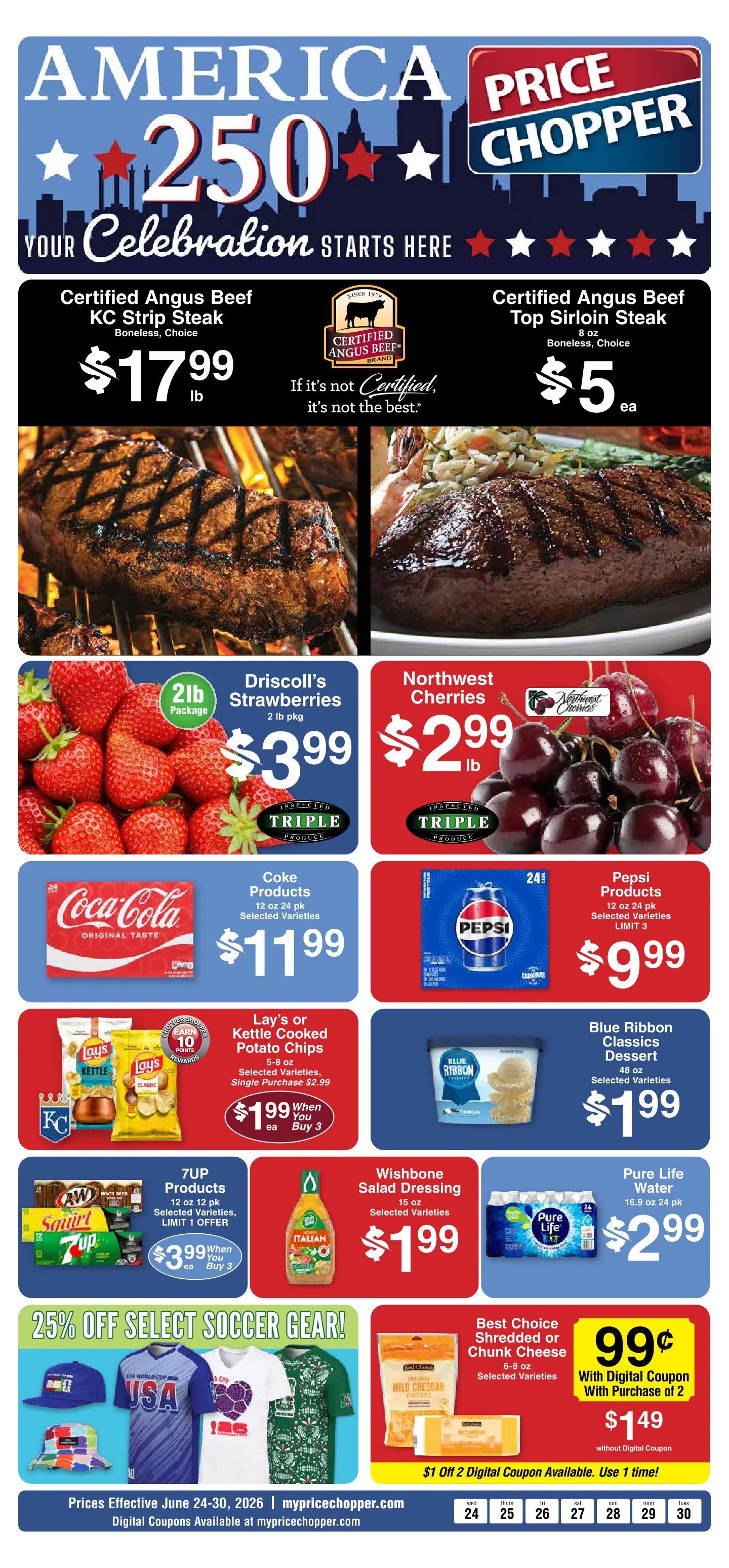 Weekly ad Price Chopper Sales from June 24 to June 30 2026 - Page 1