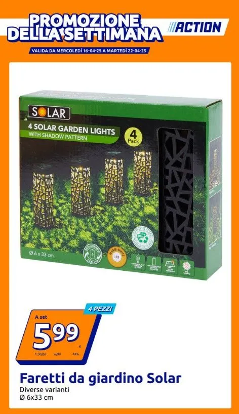 Action Volantino da 16 aprile a 22 aprile di 2025 - Pagina del volantino 1