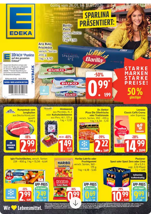 Edeka Angebote Angebote von 26. Januar bis 31. Januar 2026 - Prospekt seite