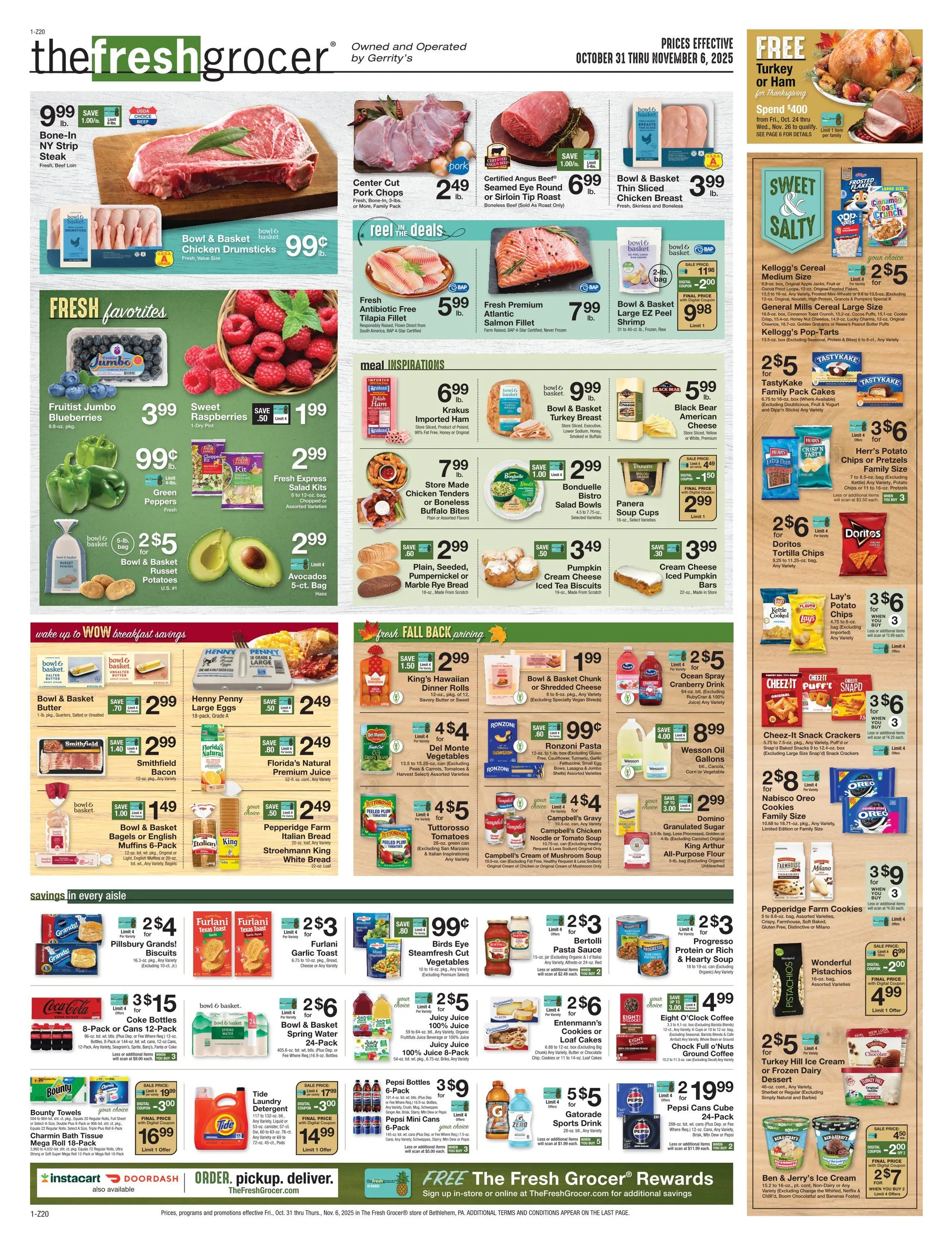 Weekly ad Gerrity's Supermarkets Sales from October 31 to November 6 2025 - Page 1