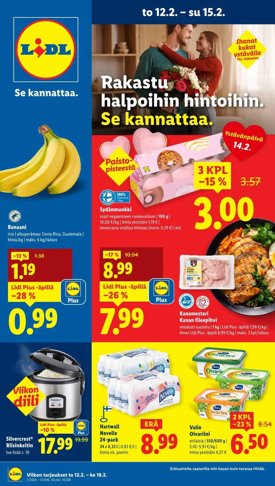 Kaupan Lidl Tarjoukset voimassa alkaen 12. helmikuuta - 15. helmikuuta 2026 - Tarjouslehti sivu 