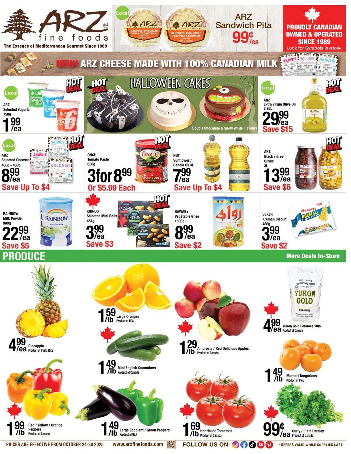 Arz Fine Foods Sales from October 24 to October 30 2025 - flyer page 