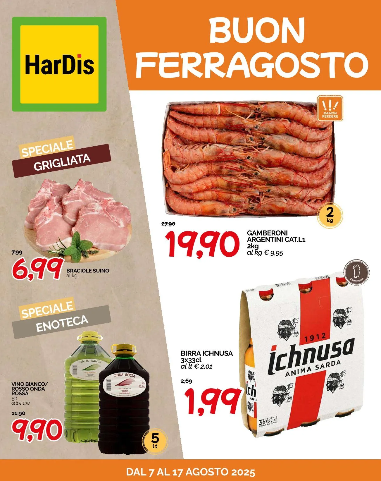 Volantini HarDis da 7 agosto a 17 agosto di 2025 - Pagina del volantino