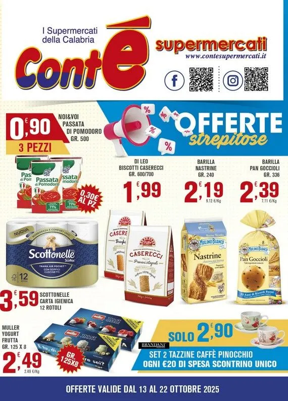 Volantini Conte Supermercati da 13 ottobre a 22 ottobre di 2025 - Pagina del volantino 1