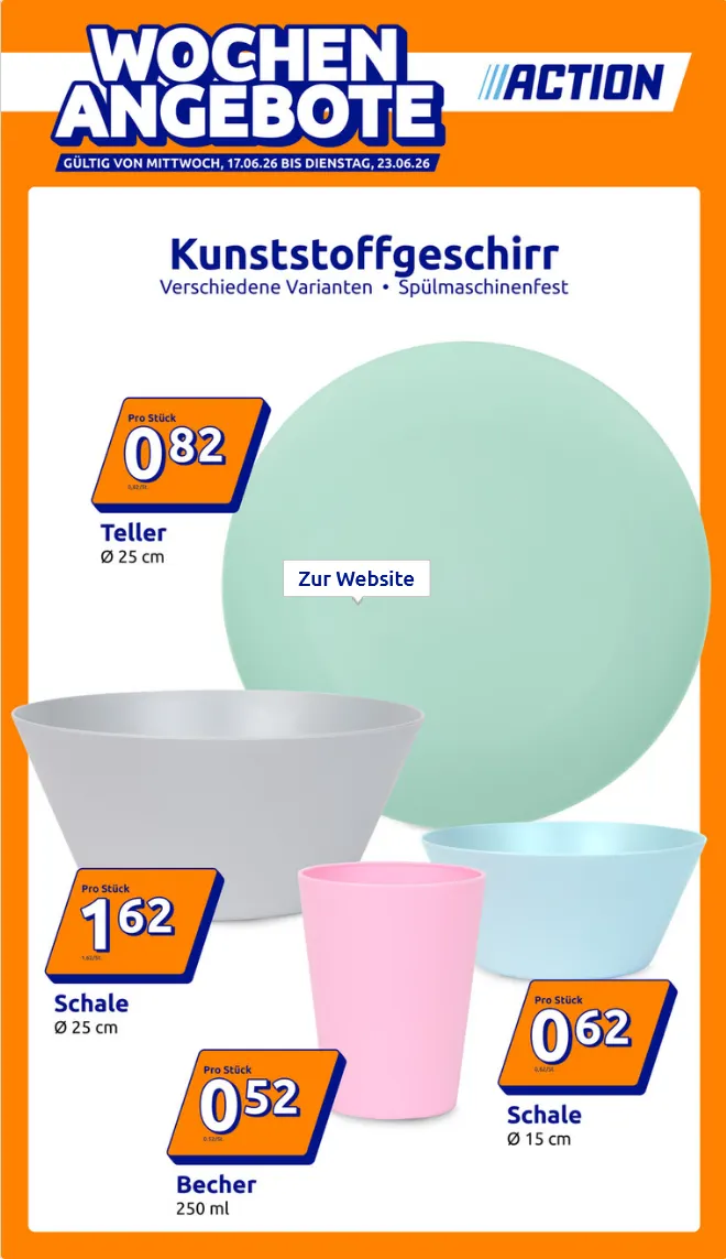 Action Angebote von 17. Juni bis 26. Juni 2026 - Prospekt seite