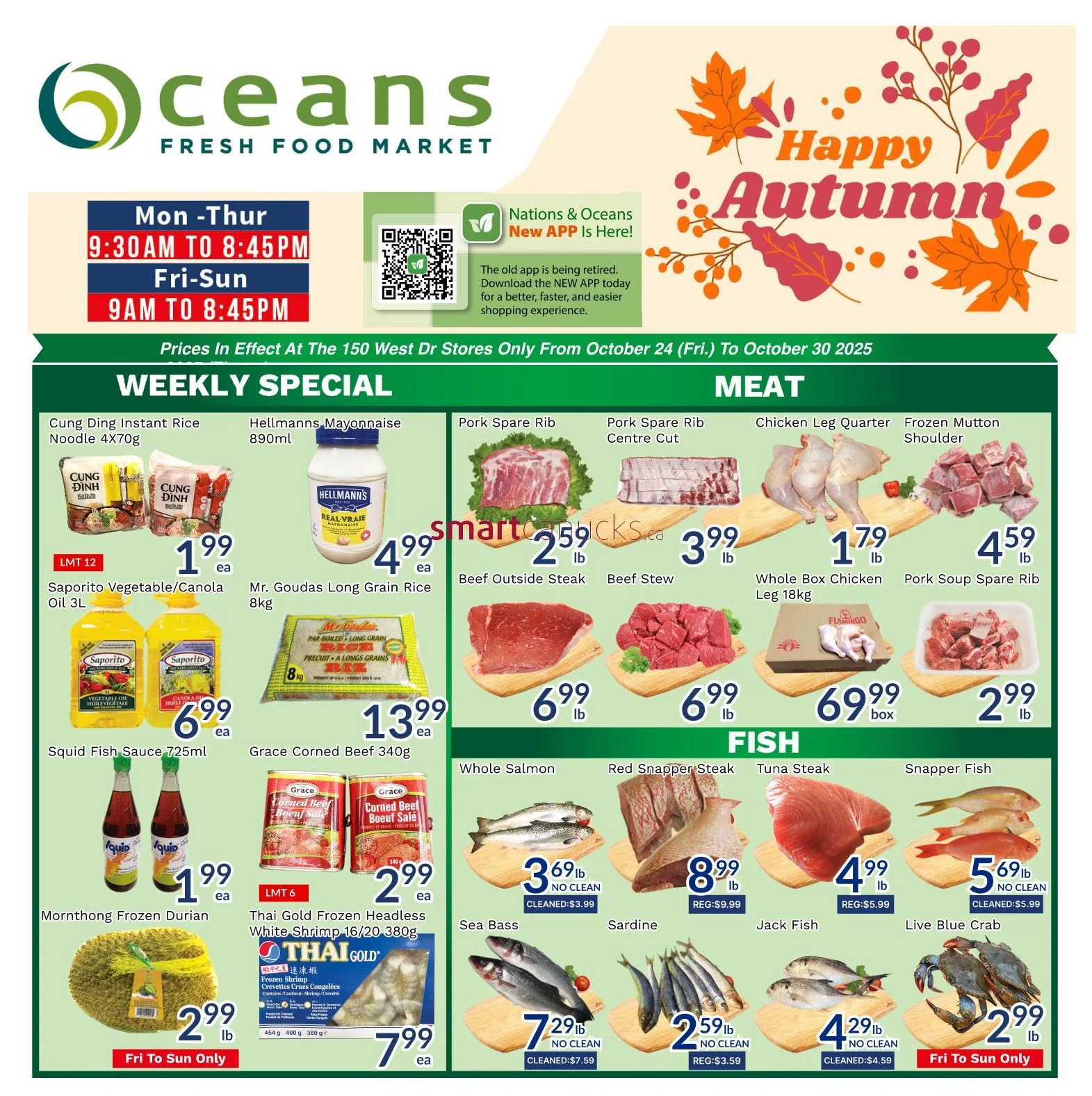 Oceans flyers from October 24 to October 30 2025 - flyer page