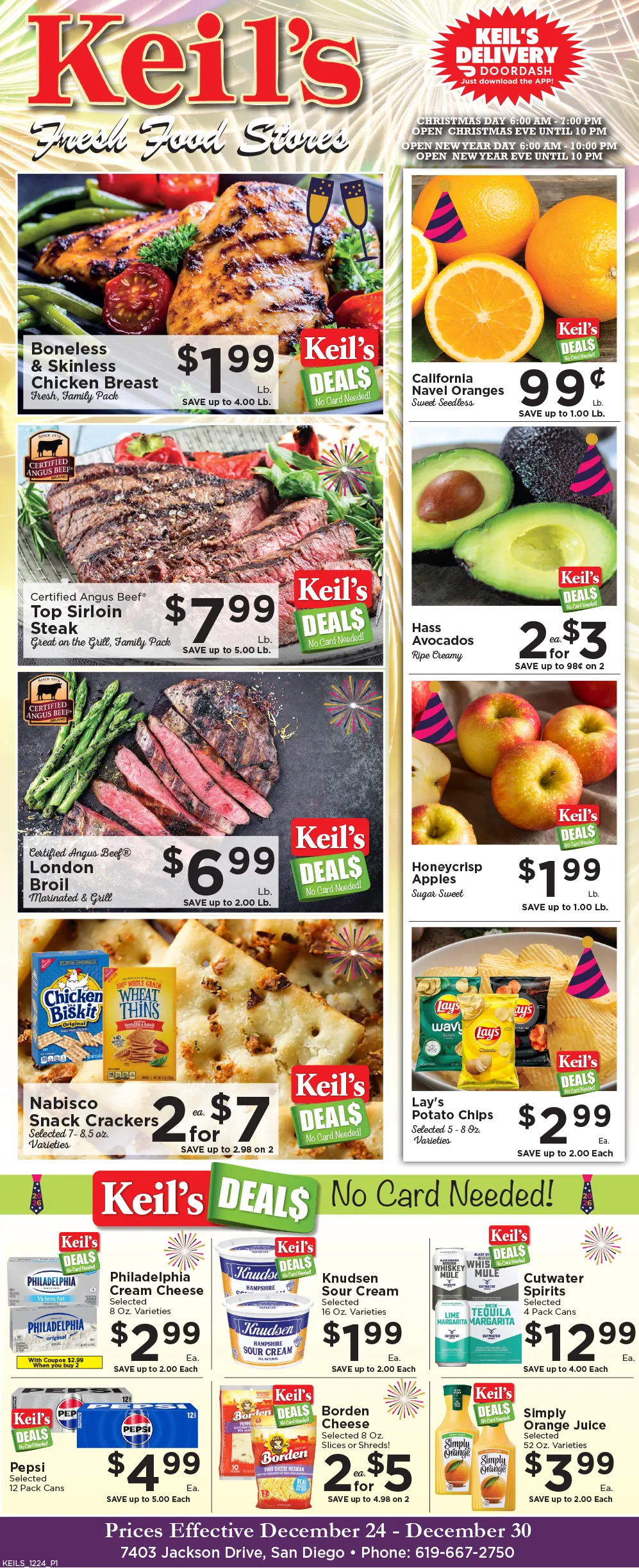 Weekly ad Keil's Fresh Food Stores Sales from December 24 to December 31 2025 - Page 1