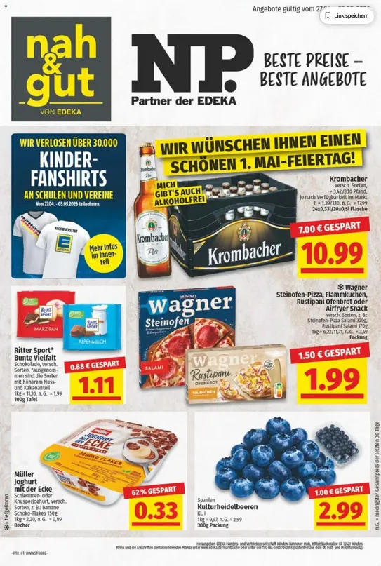  NP Discount Angebote von 27. April bis 2. Mai 2026 - Prospekt seite 1