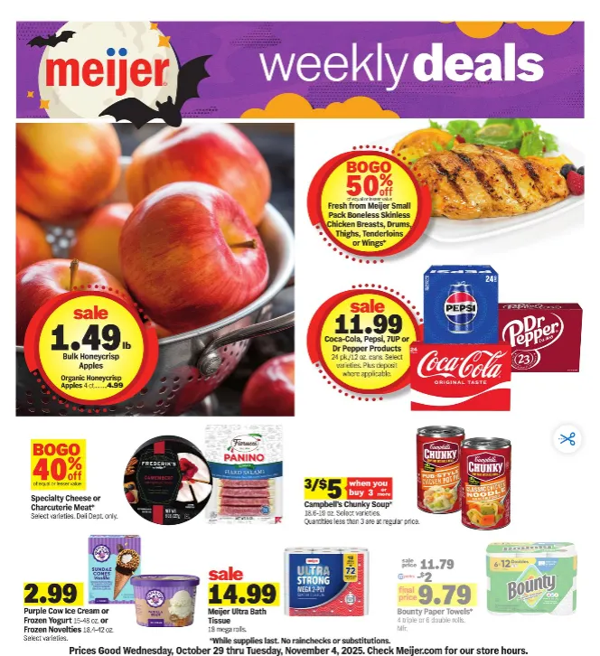 Weekly ad Meijer Angebote from October 29 to November 4 2025 - Page 