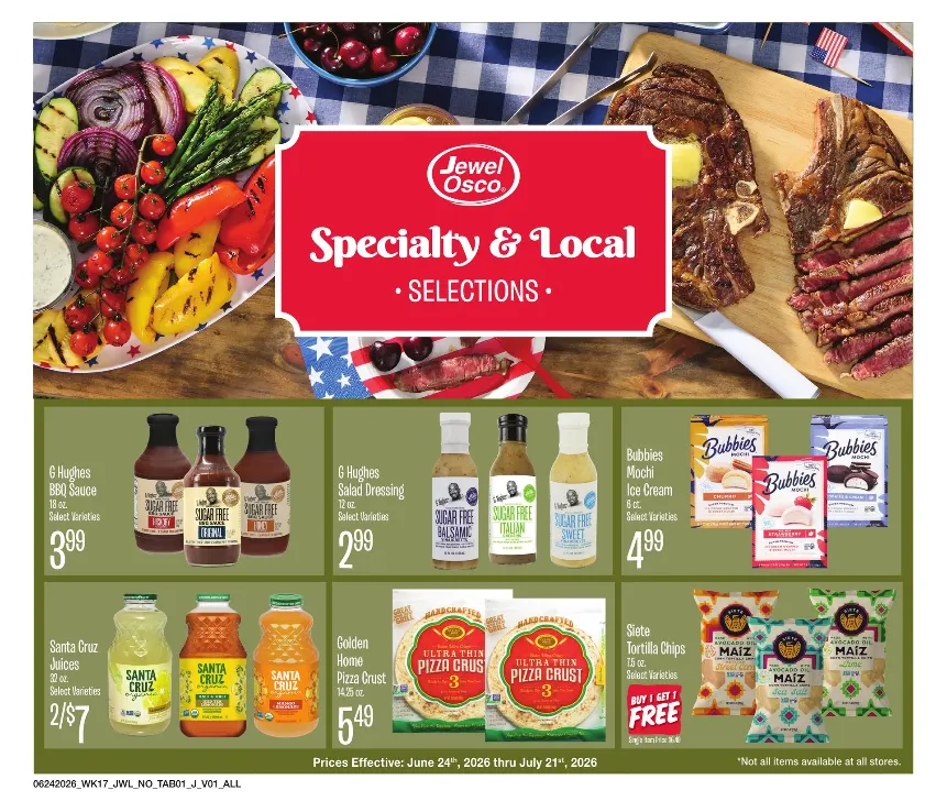 Weekly ad Jewel Osco Sales from June 24 to July 21 2026 - Page
