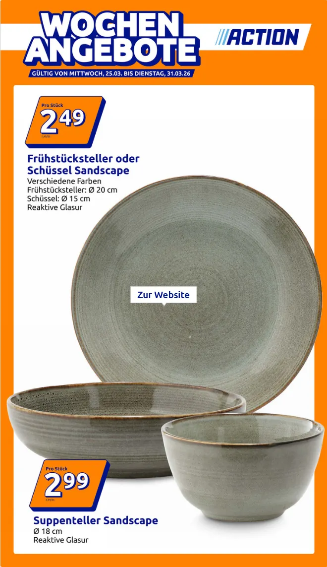Action Angebote von 23. März bis 31. März 2026 - Prospekt seite 1