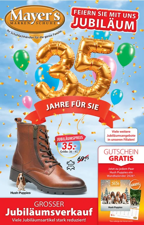 Mayer's Markenschuhe von 23. Dezember bis 31. Dezember 2025 - Prospekt seite 