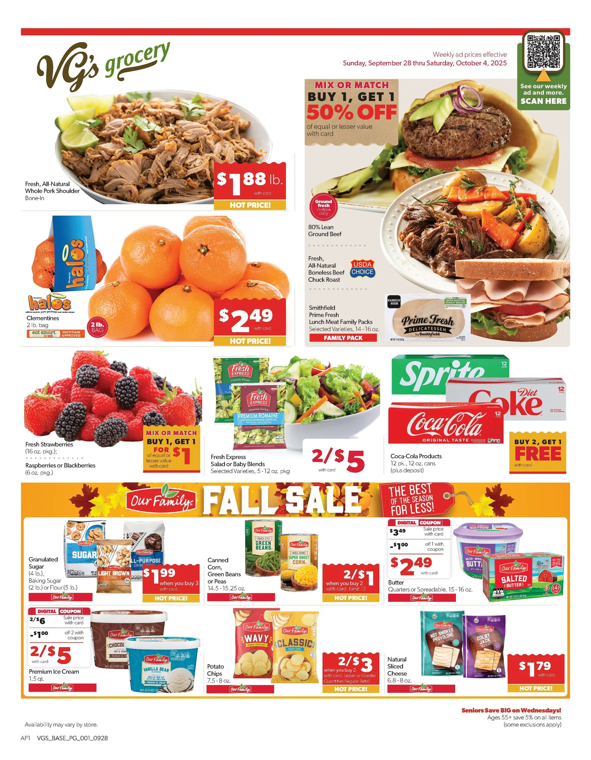 Weekly ad VG's Sales from September 28 to October 4 2025 - Page 1