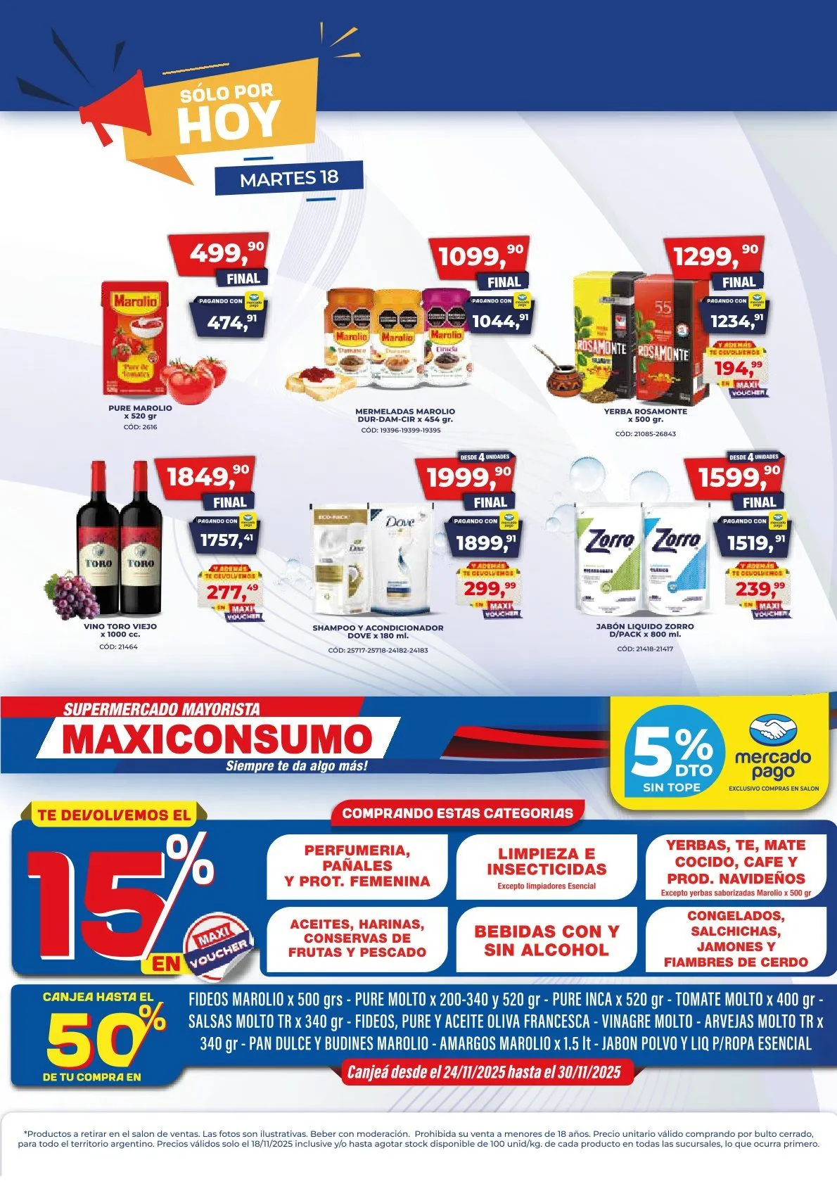 Ofertas de Maxiconsumo Ofertas 24 de noviembre al 30 de noviembre 2025 - Página  del catálogo