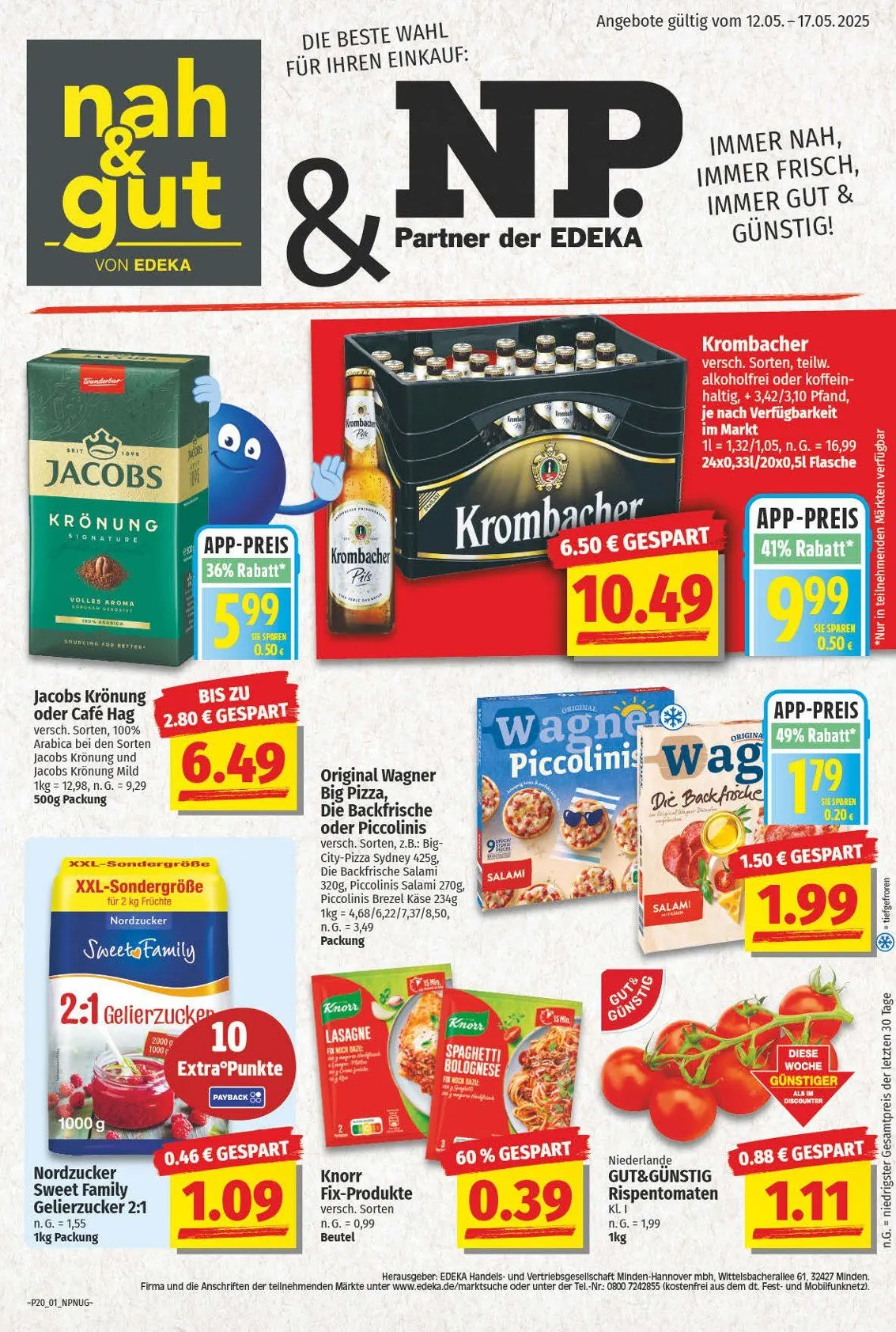 NP Discount Prospekt von 12. Mai bis 17. Mai 2025 - Prospekt seite 1