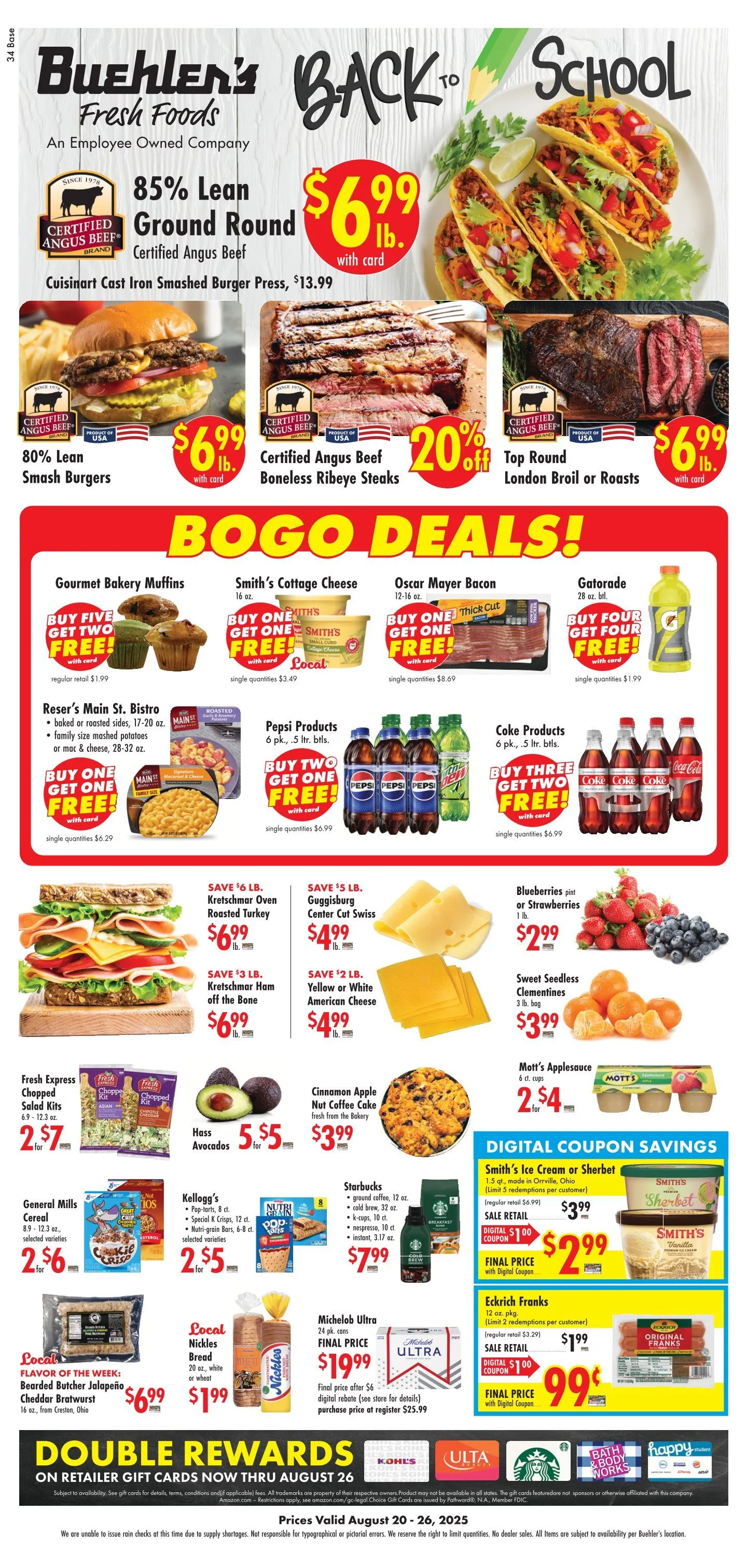 Weekly ad Buehler's Fresh Foods Sales from August 20 to August 26 2025 - Page 