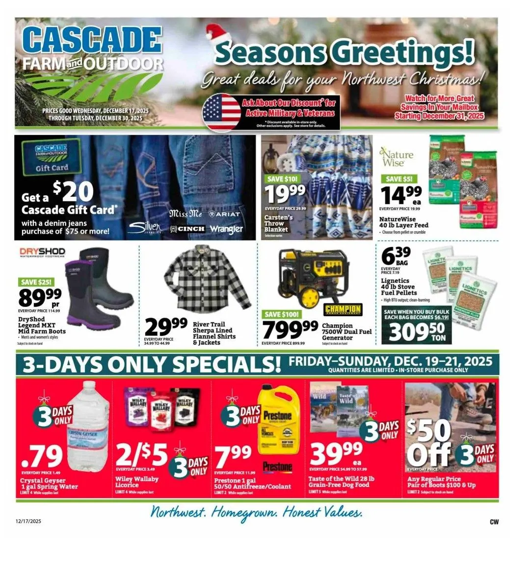 Weekly ad Bi-Mart Sales from December 17 to December 30 2025 - Page 1