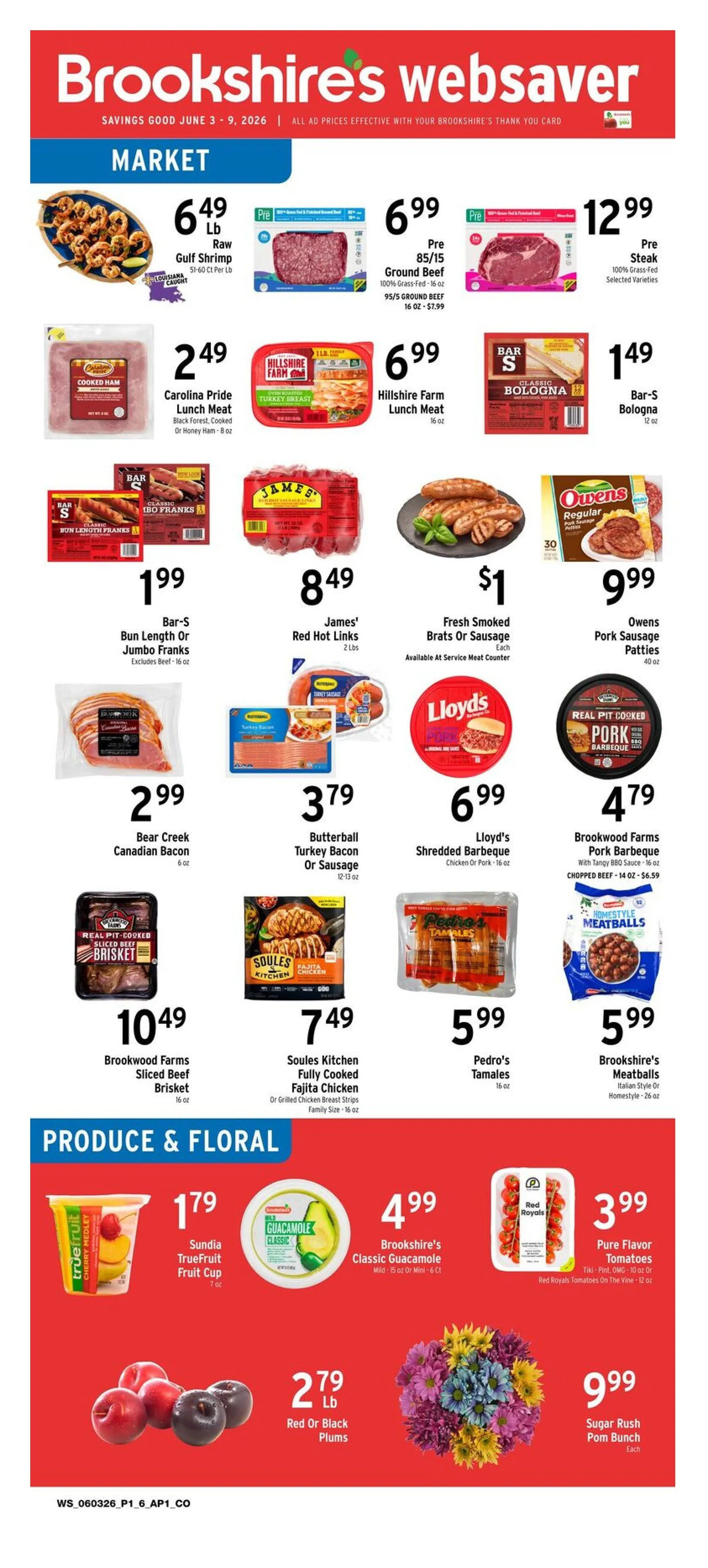 Weekly ad Brookshires Sales from June 3 to June 9 2026 - Page 1