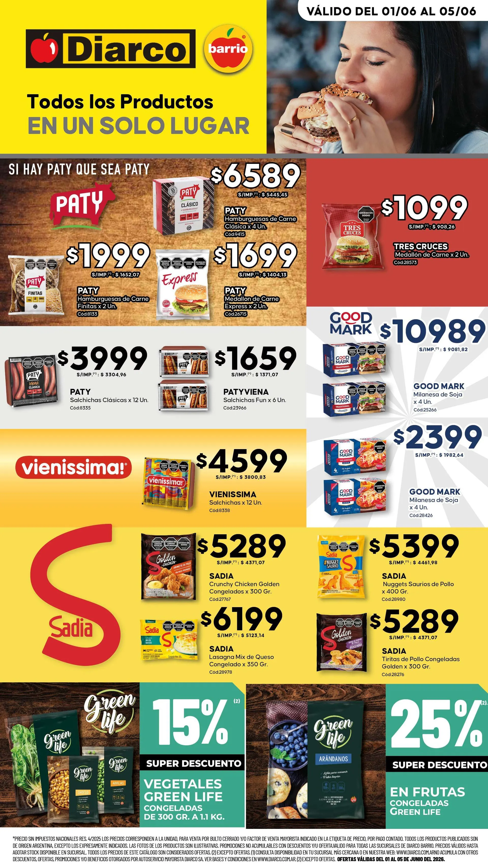 Ofertas de Ofertas Diarco  1 de junio al 5 de junio 2026 - Página 1 del catálogo