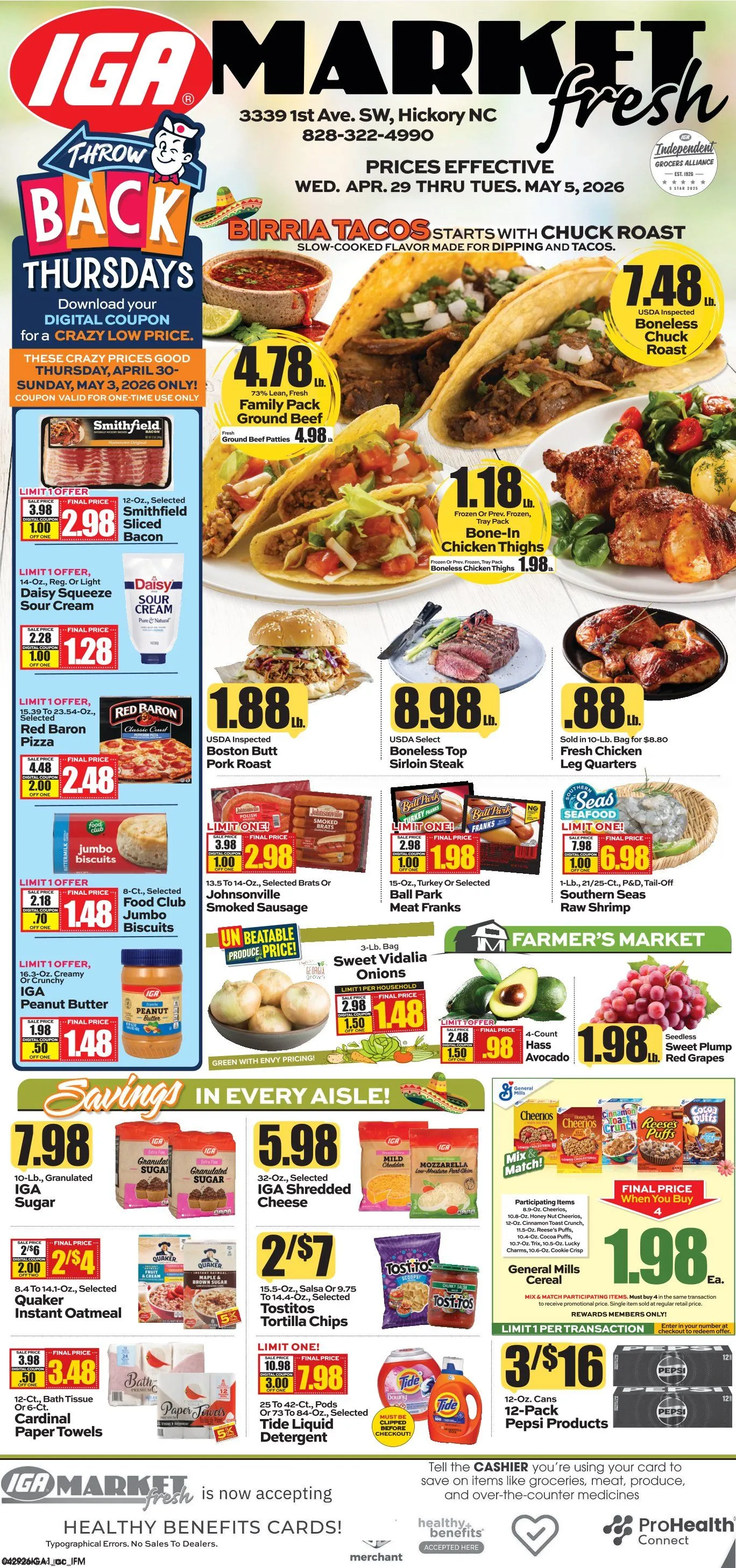 IGA Sales from April 29 to May 5 2026 - flyer page 