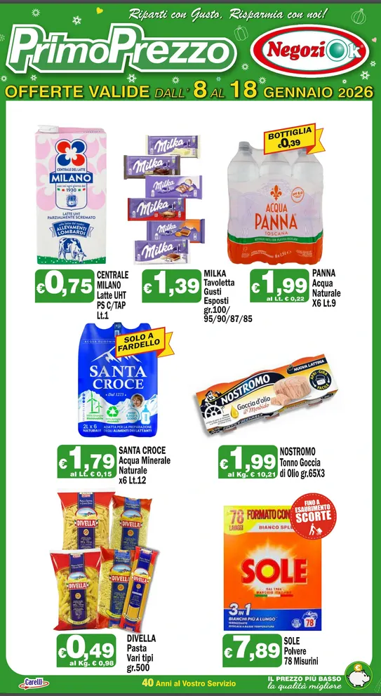 Volantini Primo Prezzo da 8 gennaio a 18 gennaio di 2026 - Pagina del volantino 