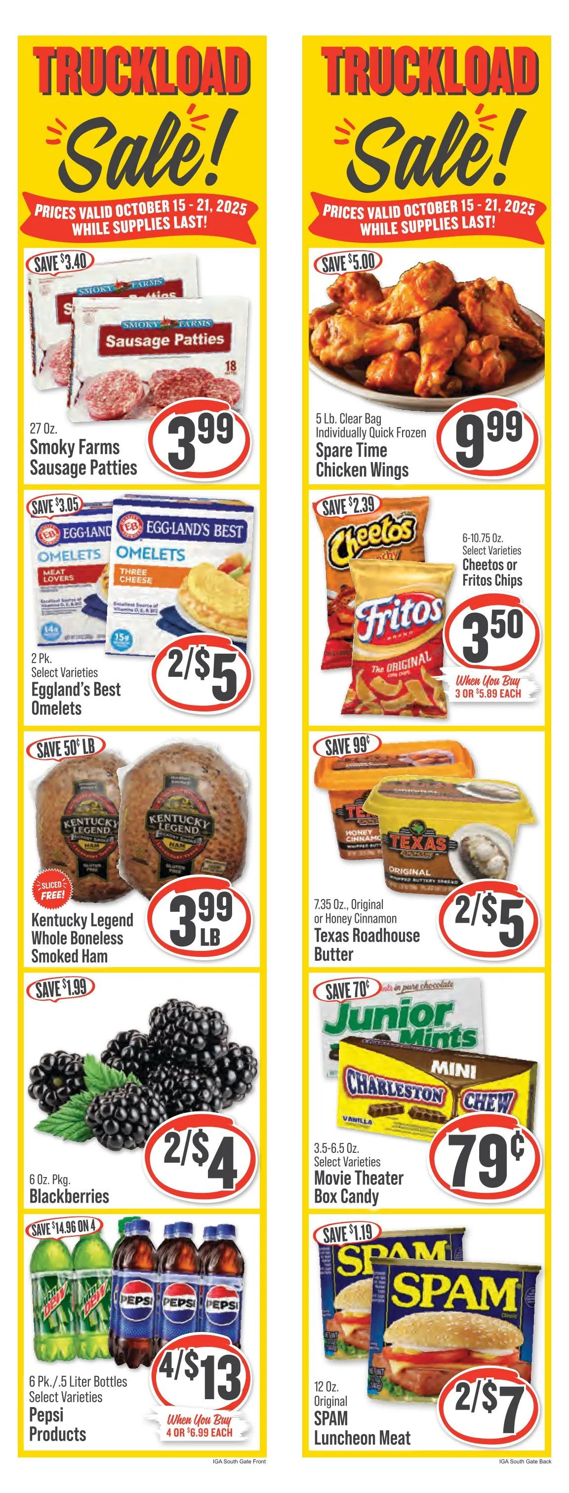 Weekly ad Hometown Market Sales from October 15 to October 21 2025 - Page 1