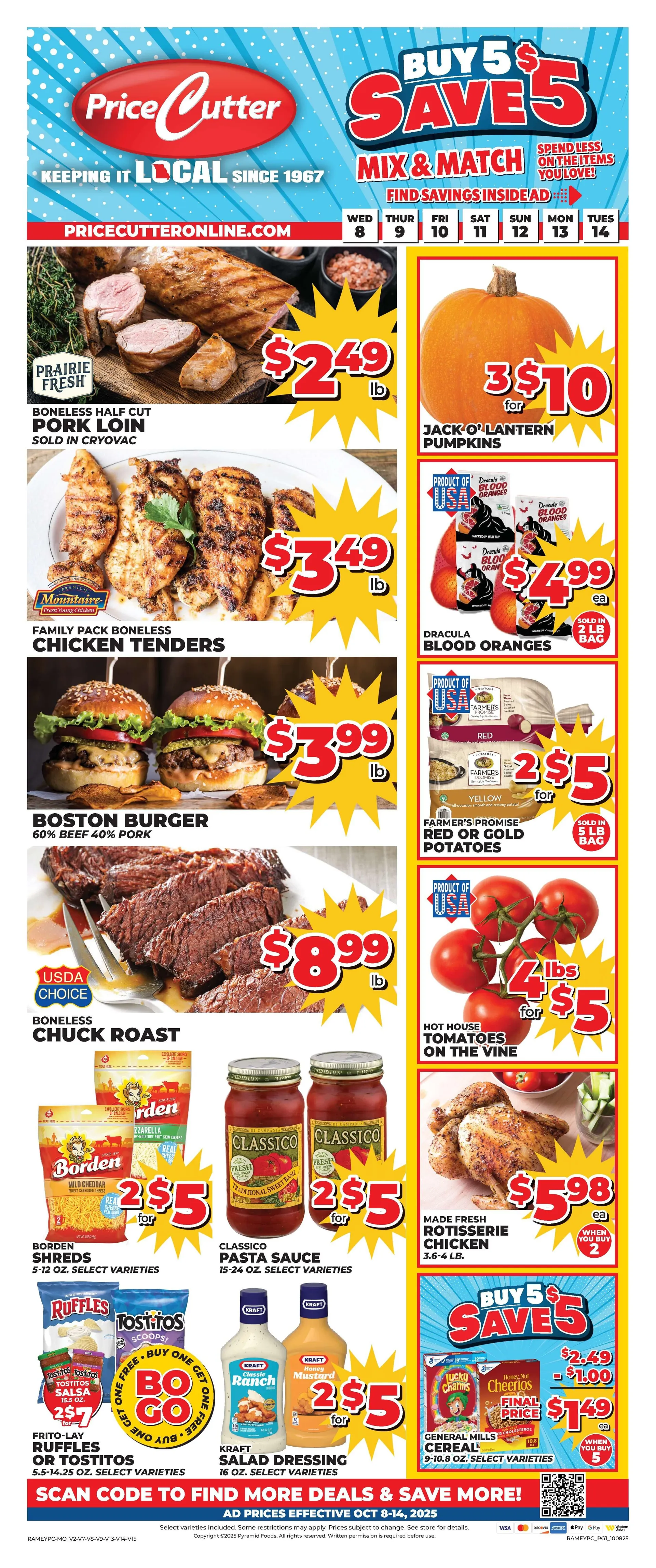 Weekly ad Price Cutter Sales from October 8 to October 14 2025 - Page 1