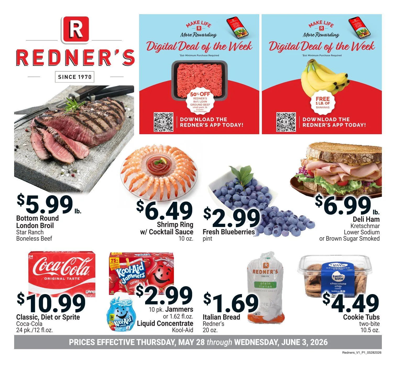 Weekly ad Redner's Market Sales from May 28 to June 3 2026 - Page 1