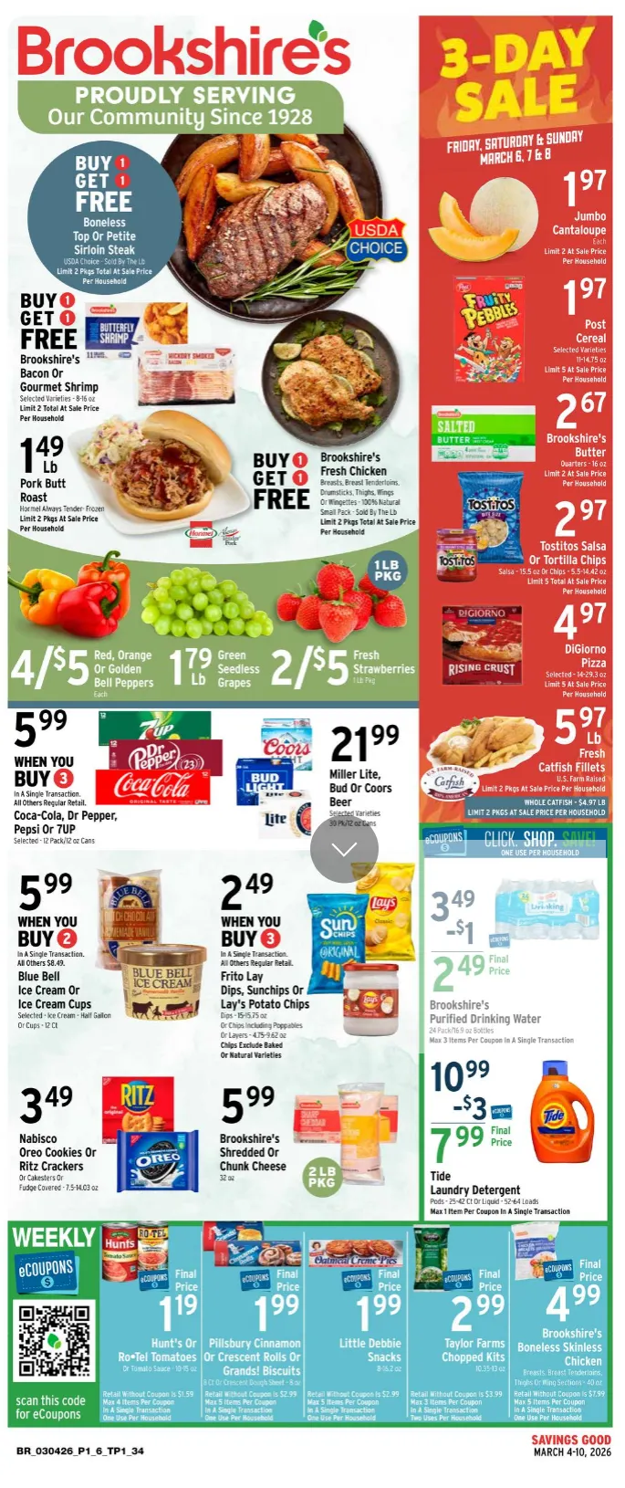Weekly ad Brookshires Sales from March 4 to March 10 2026 - Page