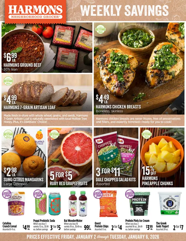 Weekly ad Harmons Sales from January 2 to January 6 2026 - Page 
