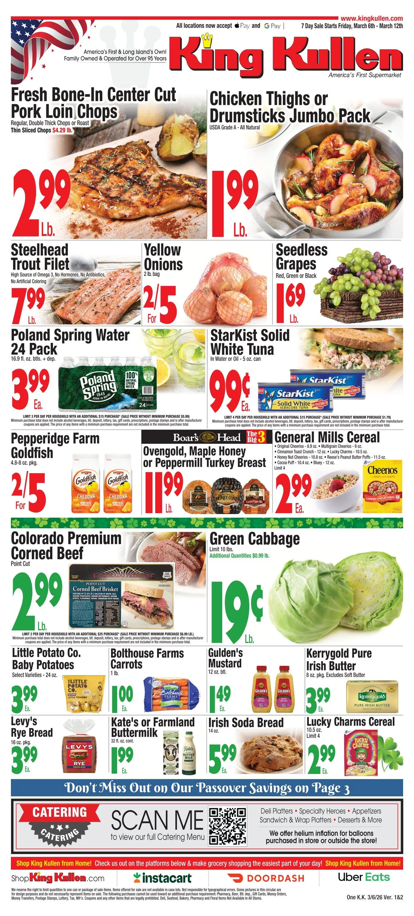 Weekly ad King Kullen  Sales from March 7 to March 12 2026 - Page 1