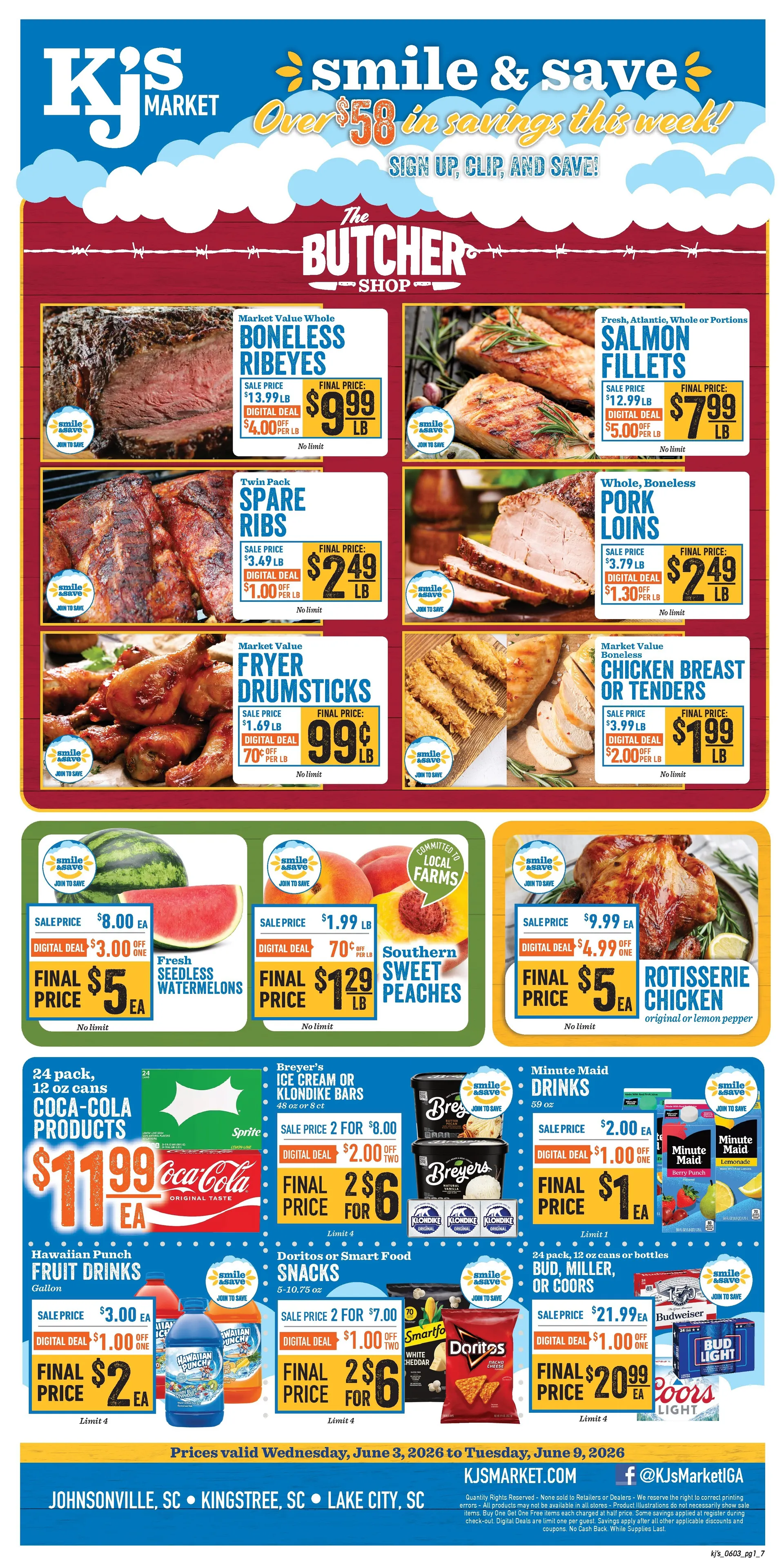 Weekly ad  KJ´s Market Sales from June 3 to June 9 2026 - Page 